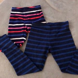 2 pairs of Tommy Hilfiger girls leggings